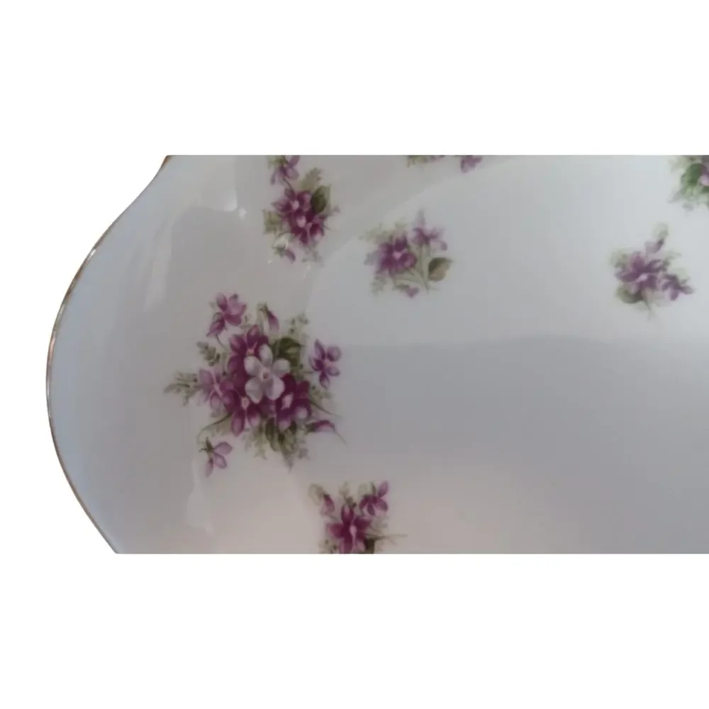 Vintage Royal Albert Sweet Violets Trinket Dish Tray - Picture 2 of 6